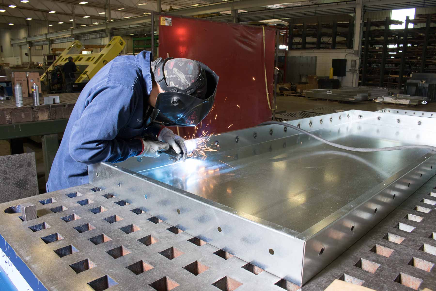 Reekie Steeltec metal worker finishing project